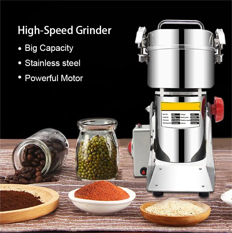 Commercial Food Grinder Electric Manual Coffee Grinder Herb Grinder Machine