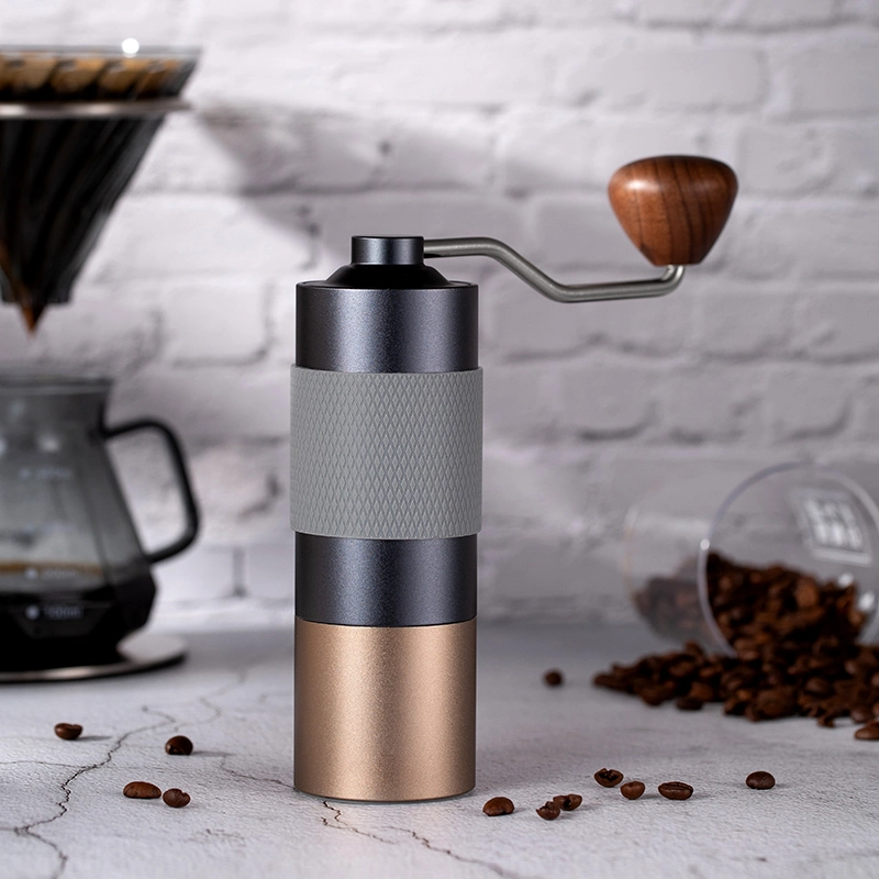 DIY Mini Coffee Bean Grinder Hand Held Burrs Comandante Portable Manual Coffee Grinder