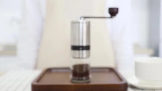 Manuelle Kaffeemühle mit externen Einstellungen, Hand-Kaffeebohnenmühlen mit Keramikgrat